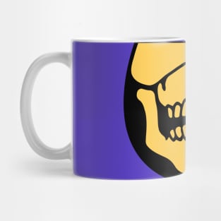 skeleton skull smile face mask Mug